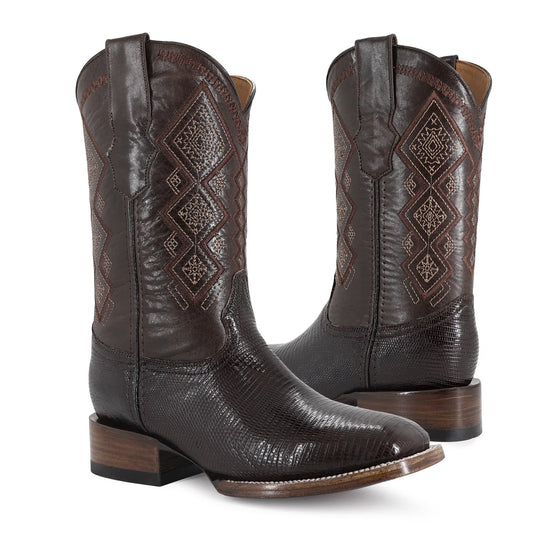 BOTA VAQUERA BULLDOG LIZZARD CAFE-MEN